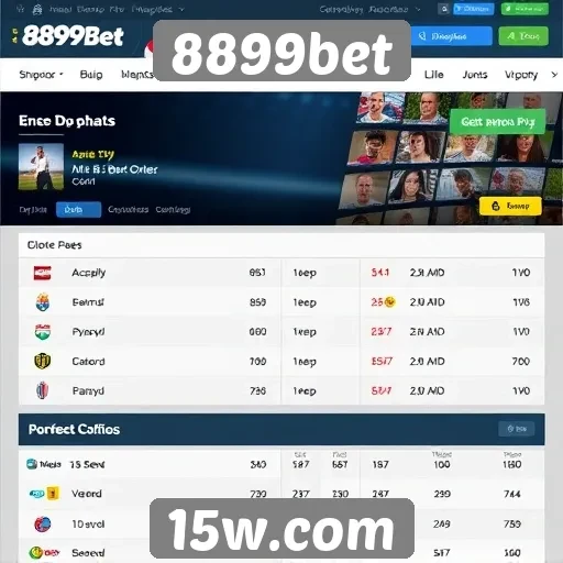 Apostas esportivas em destaque no 8899bet